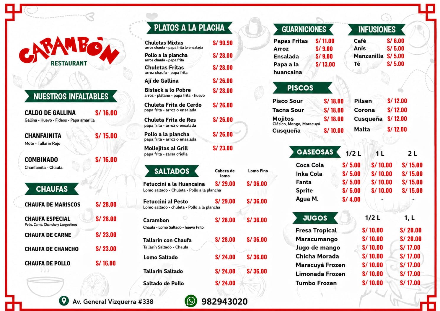 Carambón — carta 1