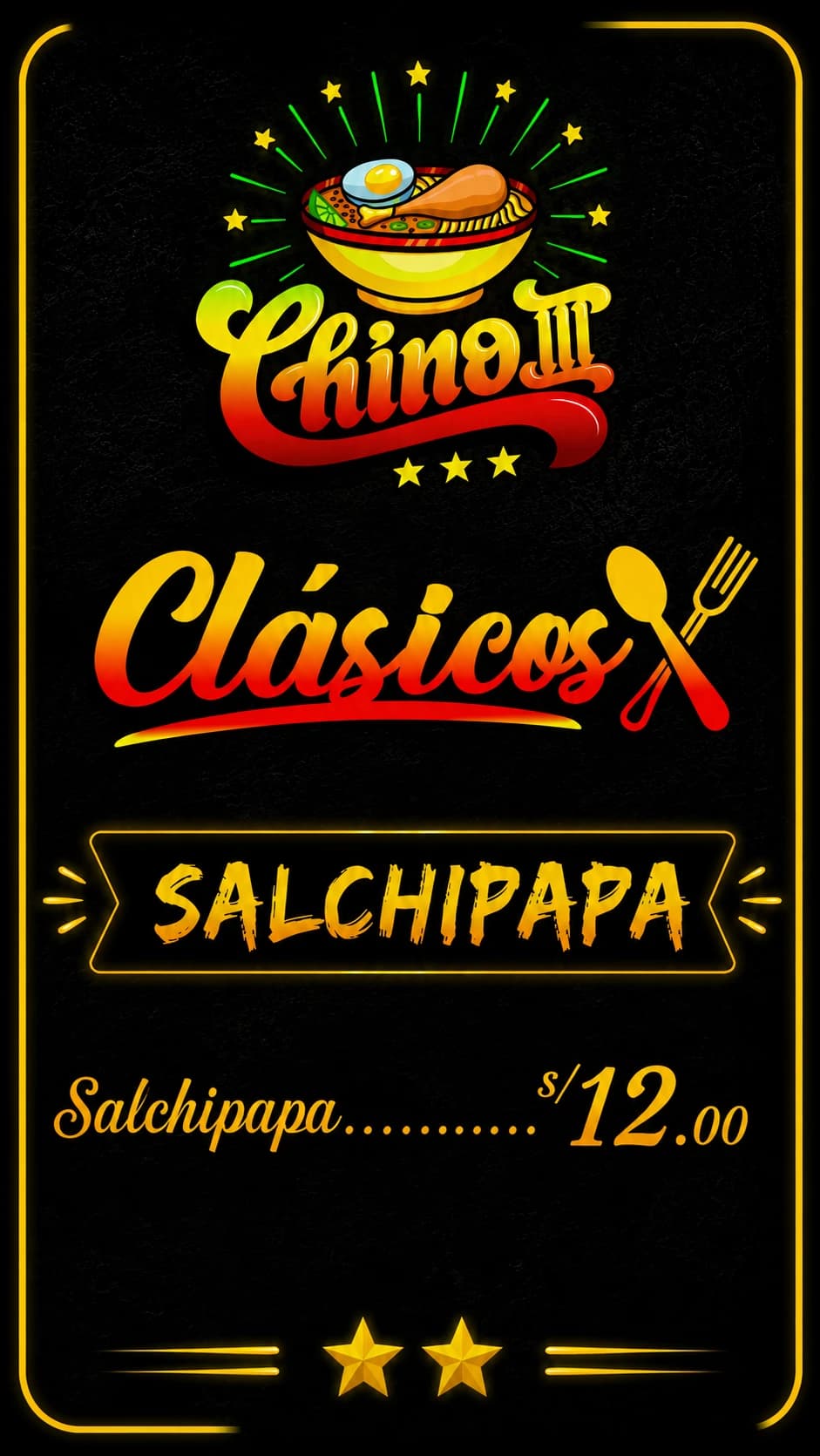 Chino 3 Salchipapas — carta 1